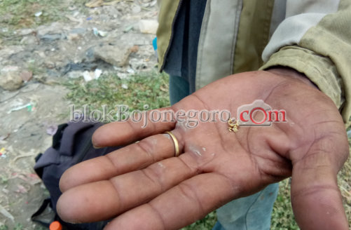 Warga Luar Daerah Ikut Cari Emas di Bengawan Solo
